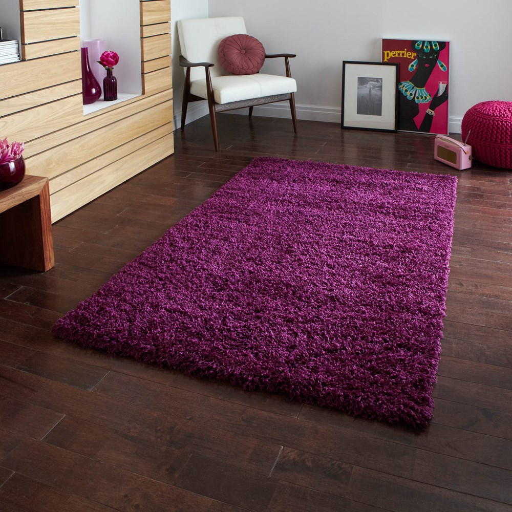 Vista Shaggy Rugs 2236 Purple